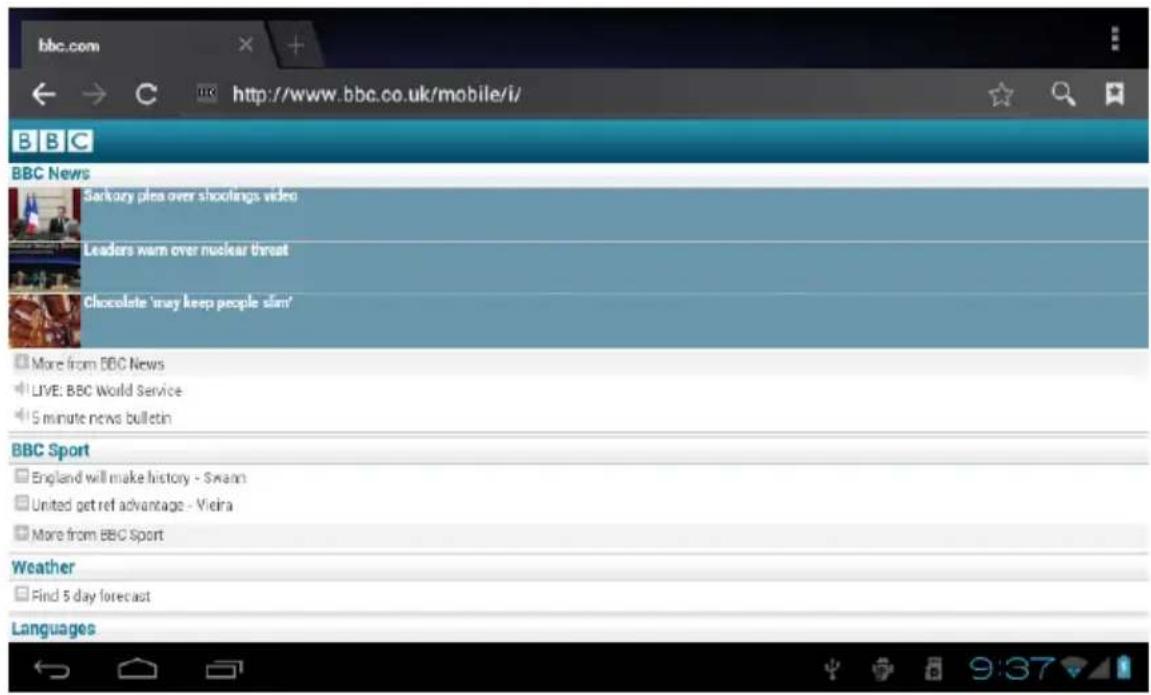 Synchro Digital INOSOP07CAP - Webpaging browsing - 1