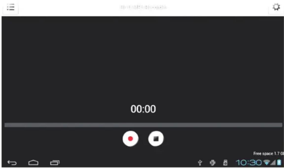 00:00 Free space 1.7 G 10:30