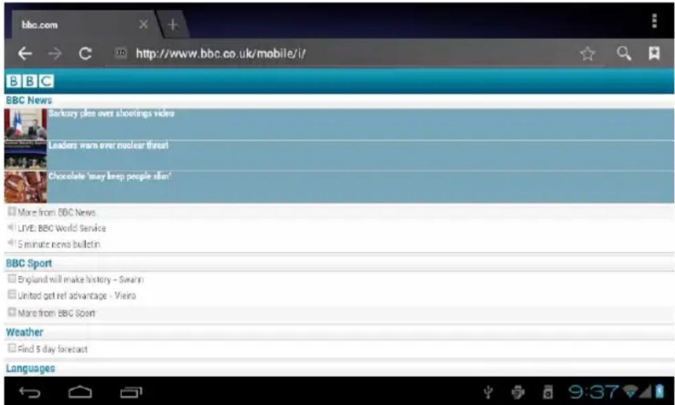 Synchro Digital INOSOP07SK4.0 - Webpaging browsing - 1