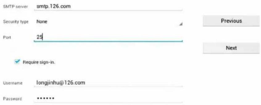 Synchro Digital INOSOP07SK4.0 - Outgoing server settings - 1