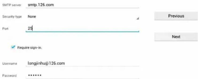 Synchro Digital INOSOP07SK4.0 - Outgoing server settings - 1