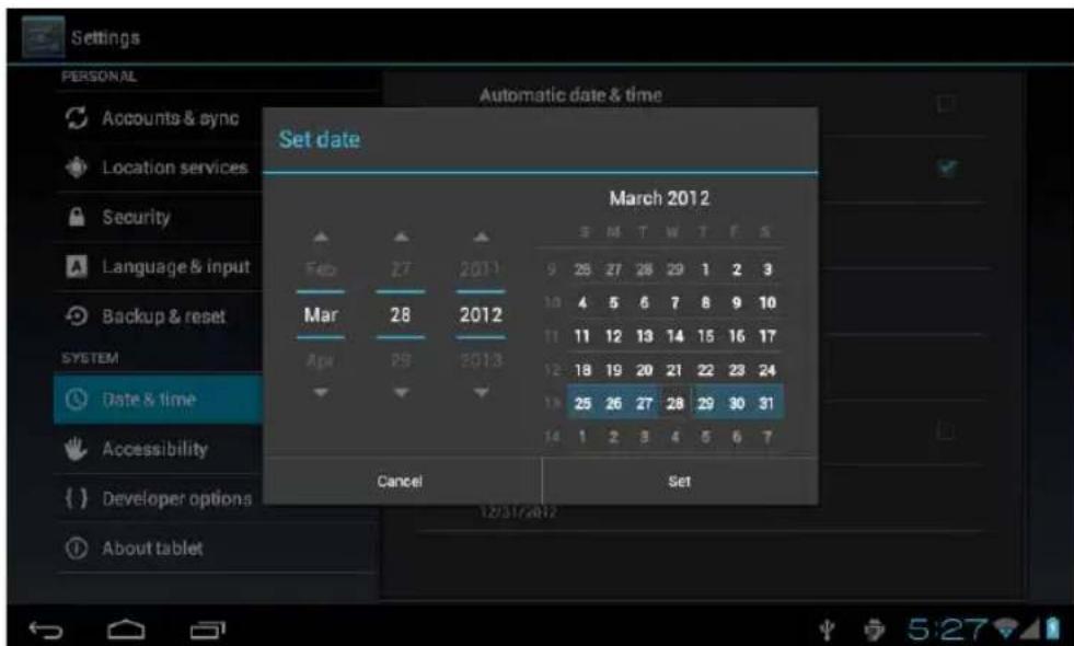 Synchro Digital INOSOP07SK4.0 - Date and time - 1