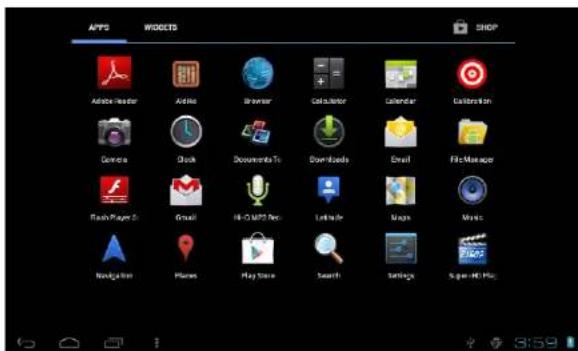 Synchro Digital INOS1AND104.0 - Le Menu - 1