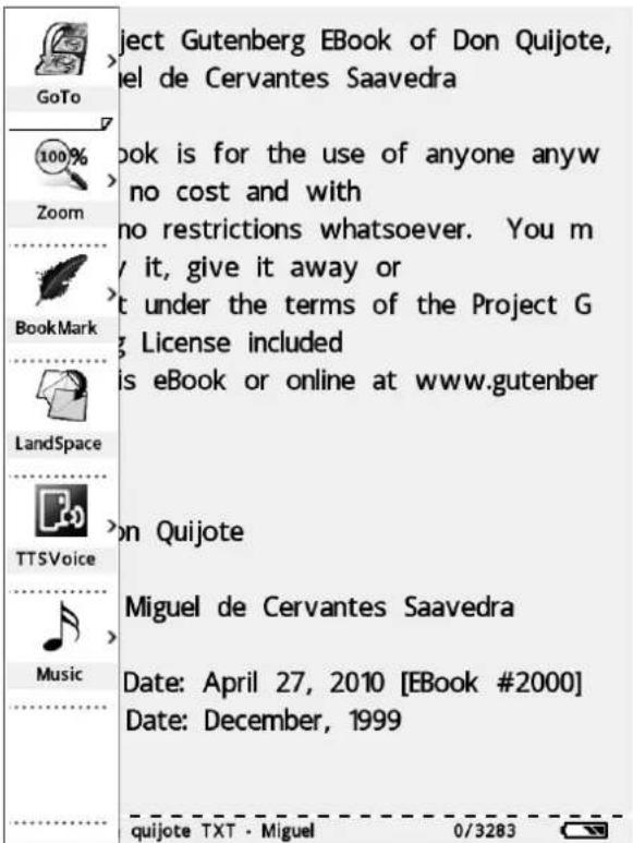 Sunstech EBI4GB2 - Menú de opciones de TXT - 1