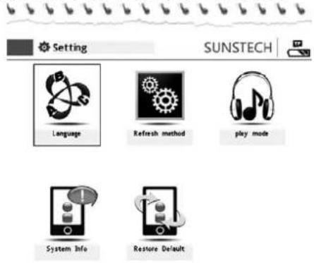 Sunstech EBI4GB2 - Réglages - 1