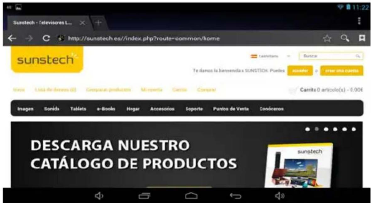Sunstech Tab 92 QC - Navegación por la web - 1