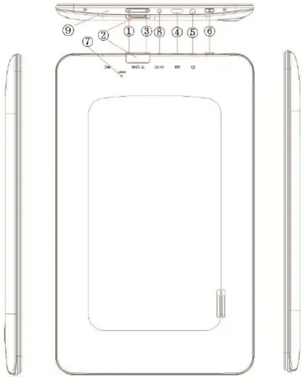 Sunstech Tab 92 QC - Parte do Tablet - 1