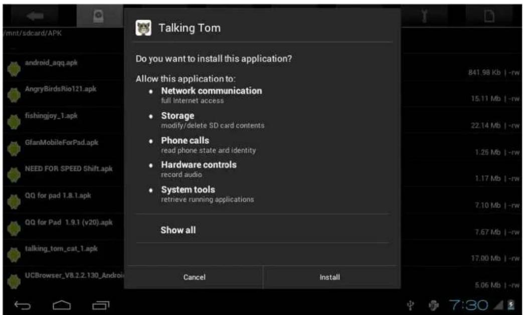 Sunstech Tab 93 QCBT - INSTALL THE APK APPLICATION - 2