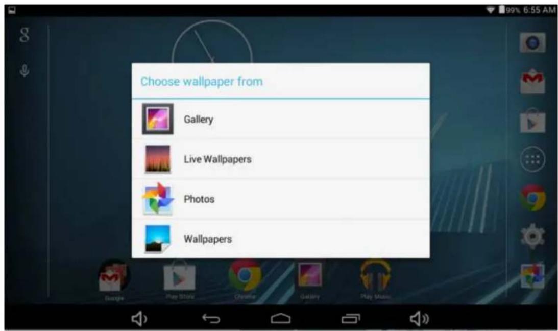 Sunstech Tab 93 QCBT - Set wallpaper - 1