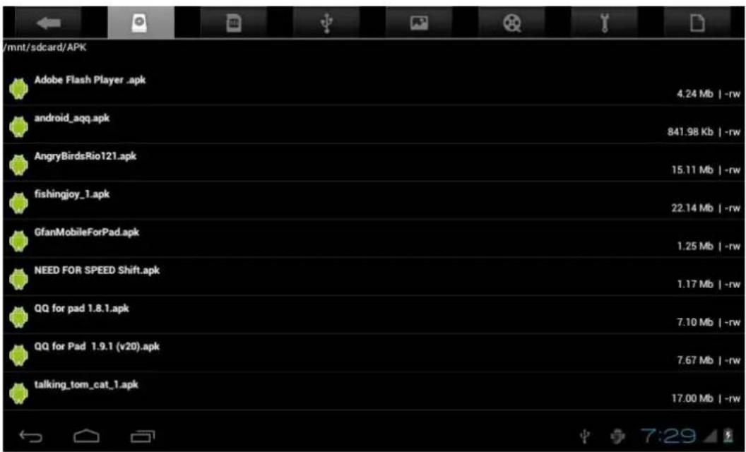 Sunstech Tab 93 QCBT - INSTALL THE APK APPLICATION - 1