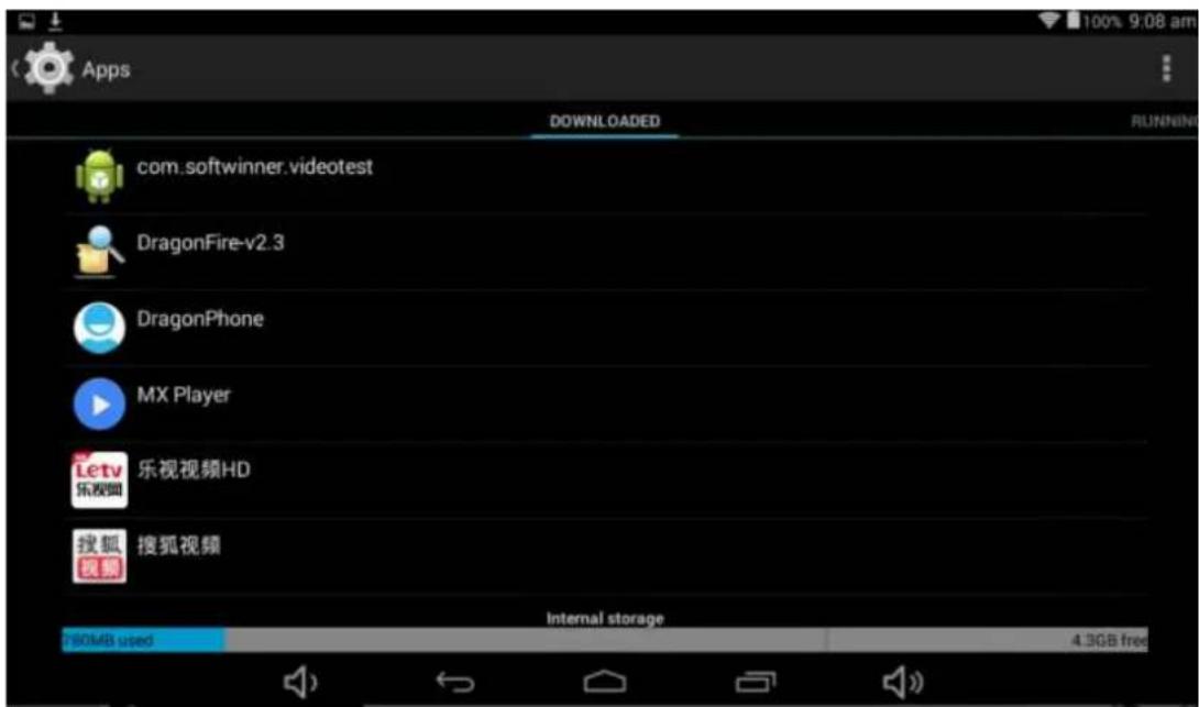 Sunstech Tab 93 QCBT - DESINSTALAR APLICACIÓN APK - 1