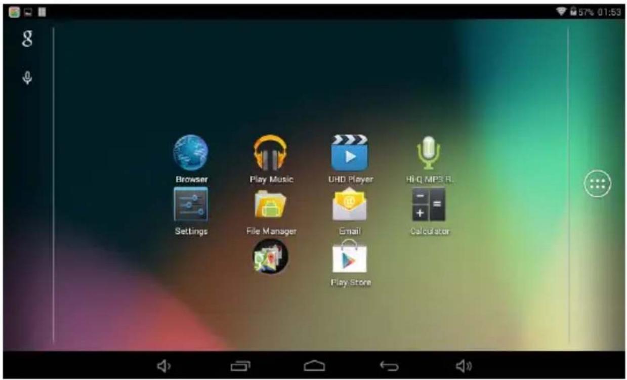 Sunstech Tab 104 QC - Écran d'accueil - 1