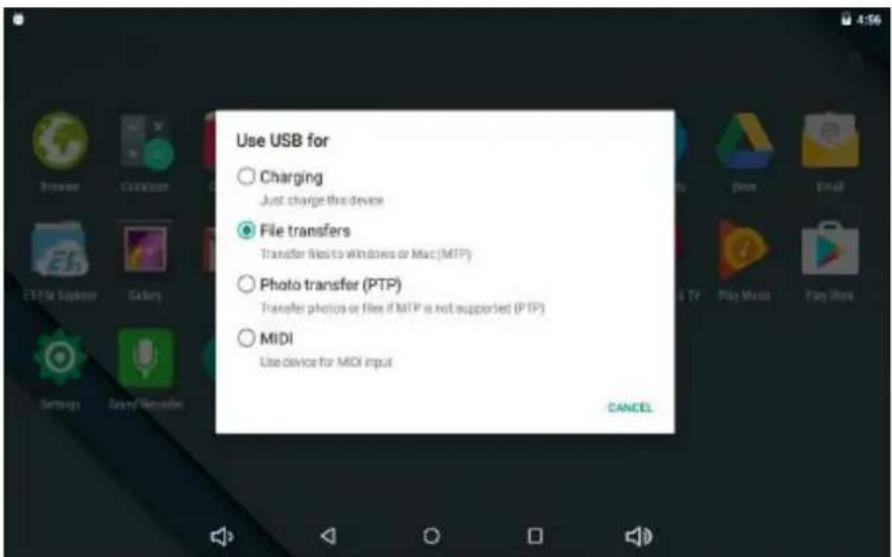Sunstech Tab 737 QC - TRANSFERRING FILES - 2