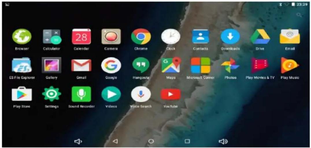 Sunstech Tab 737 QC - As aplicações - 1