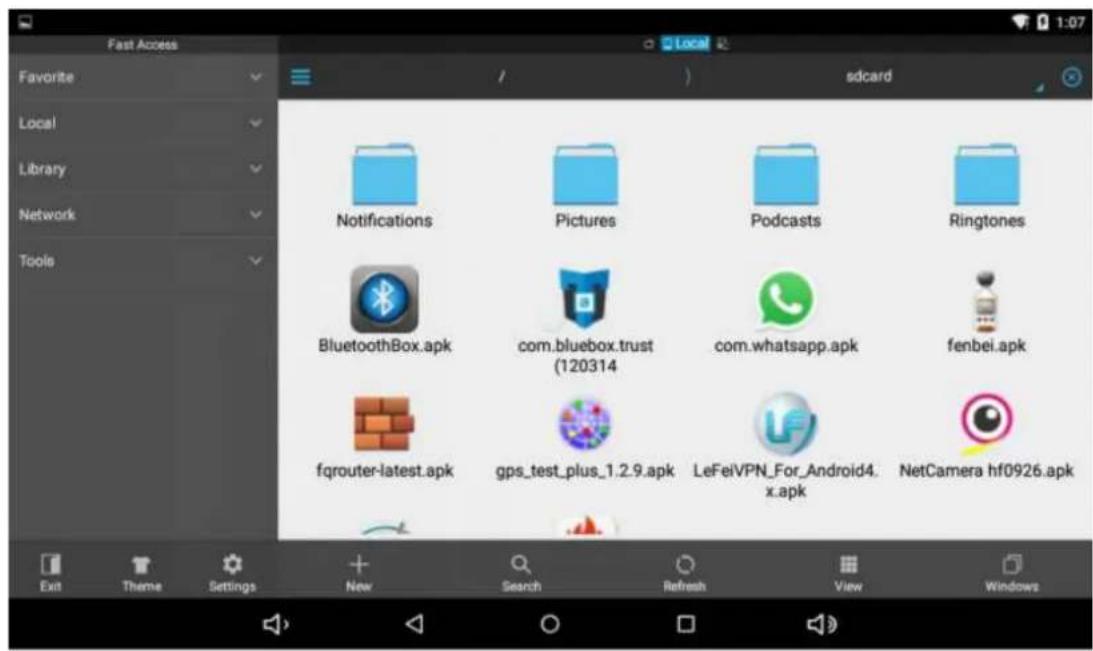 Sunstech Tab 918 QCBT - INSTALLER UNE APPLICATION APK - 1