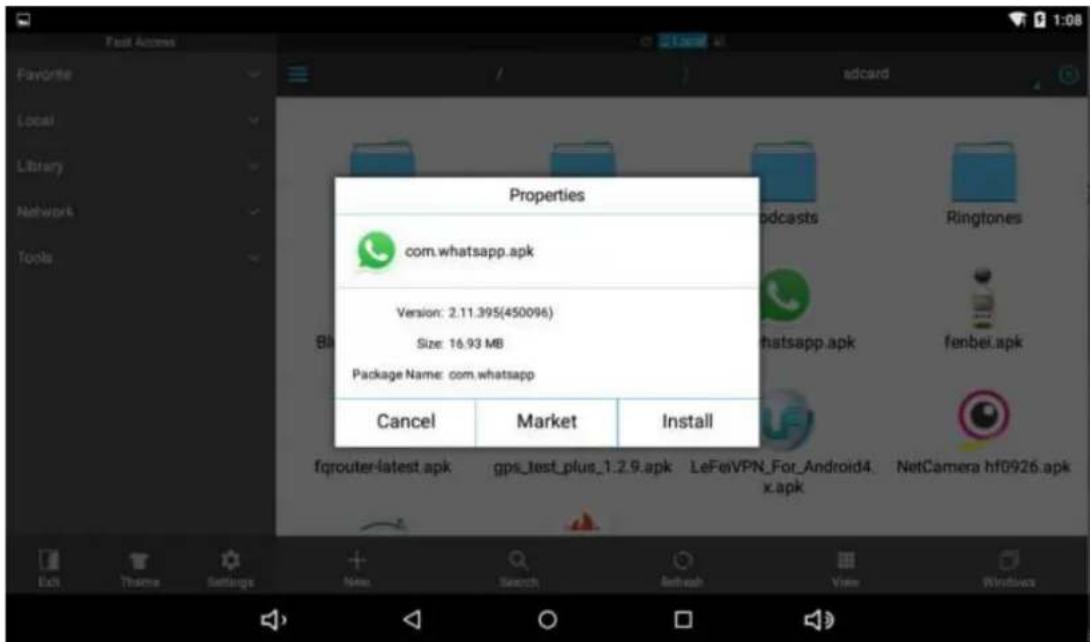 Sunstech Tab 918 QCBT - INSTALL THE APK APPLICATION - 2
