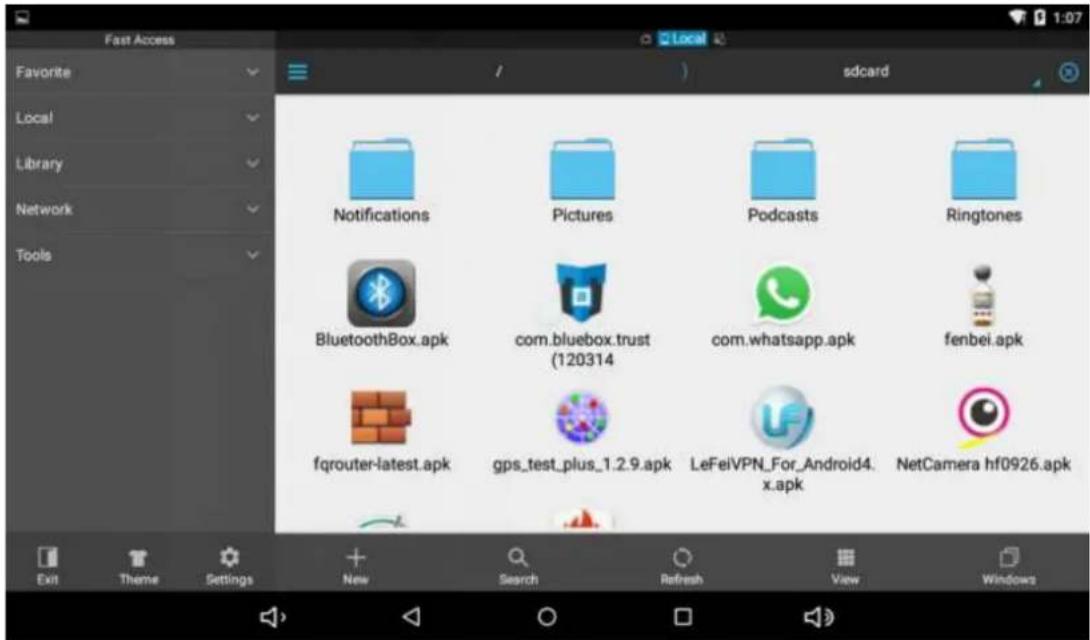 Sunstech Tab 918 QCBT - INSTALL THE APK APPLICATION - 1