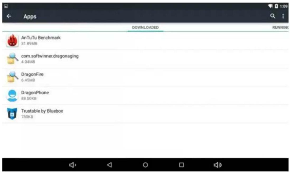 Sunstech Tab 918 QCBT - DESINSTALAR A APLICAÇÃO APK - 1