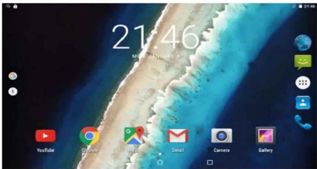 Sunstech Tab 743G QC - Écran d'accueil - 1