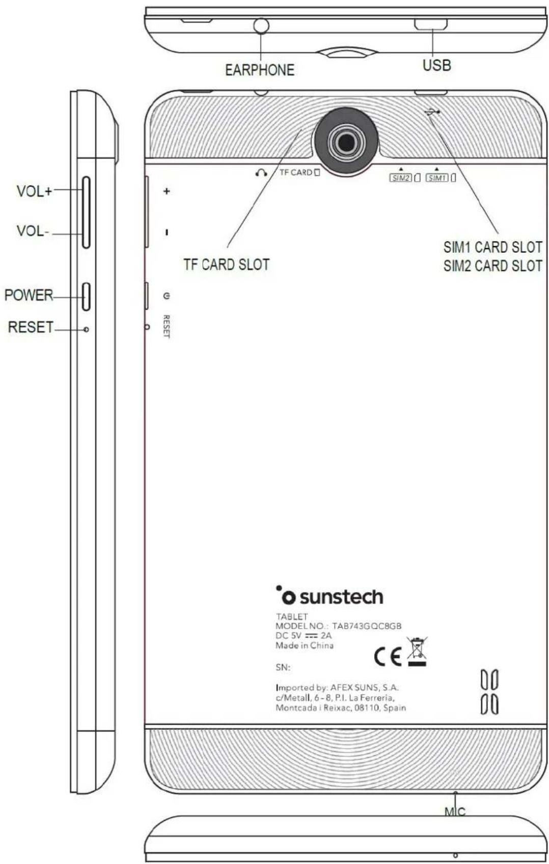 Sunstech Tab 743G QC - ENGLISH - 1