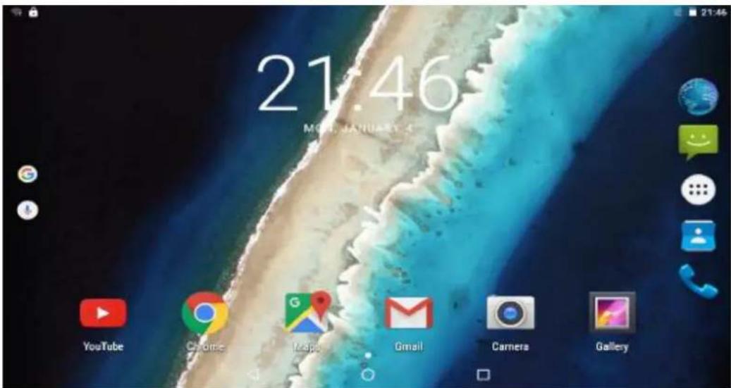 Sunstech Tab 743G QC - Home screen - 1