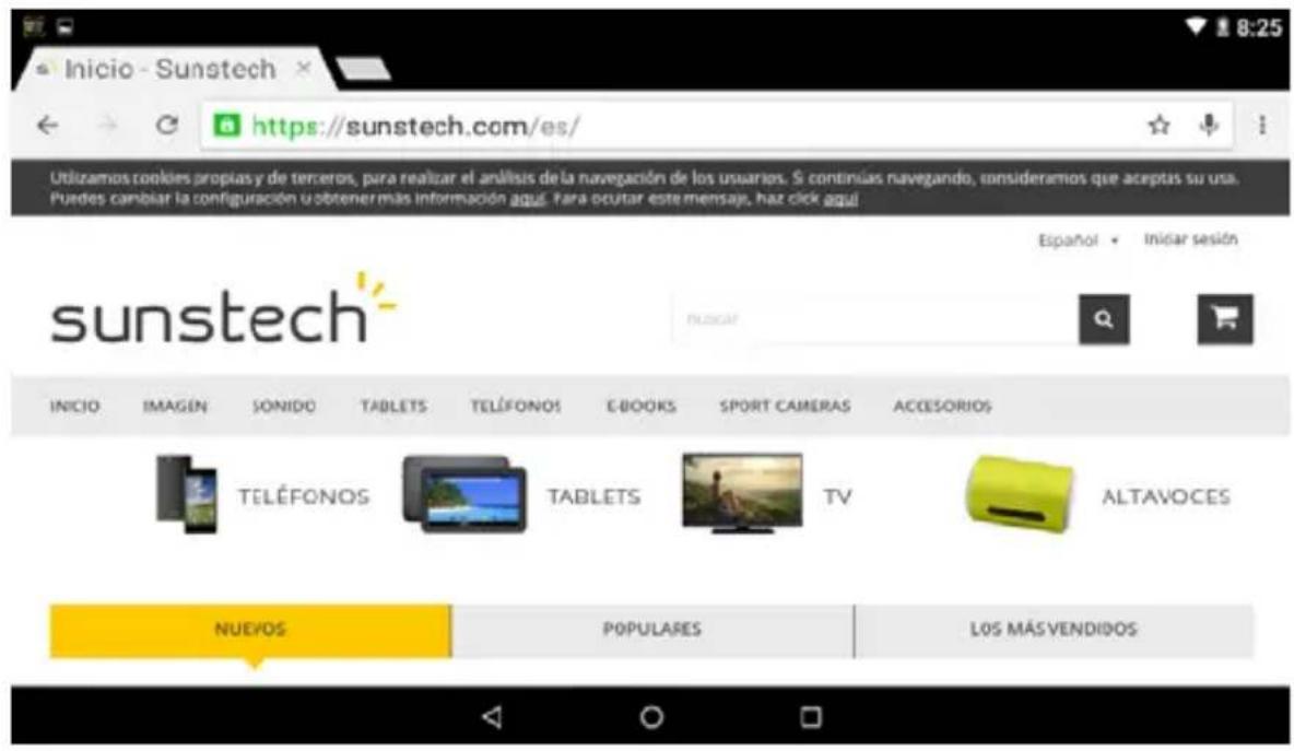 Sunstech TAD 896 QCBTK - WebBrowsing - 1