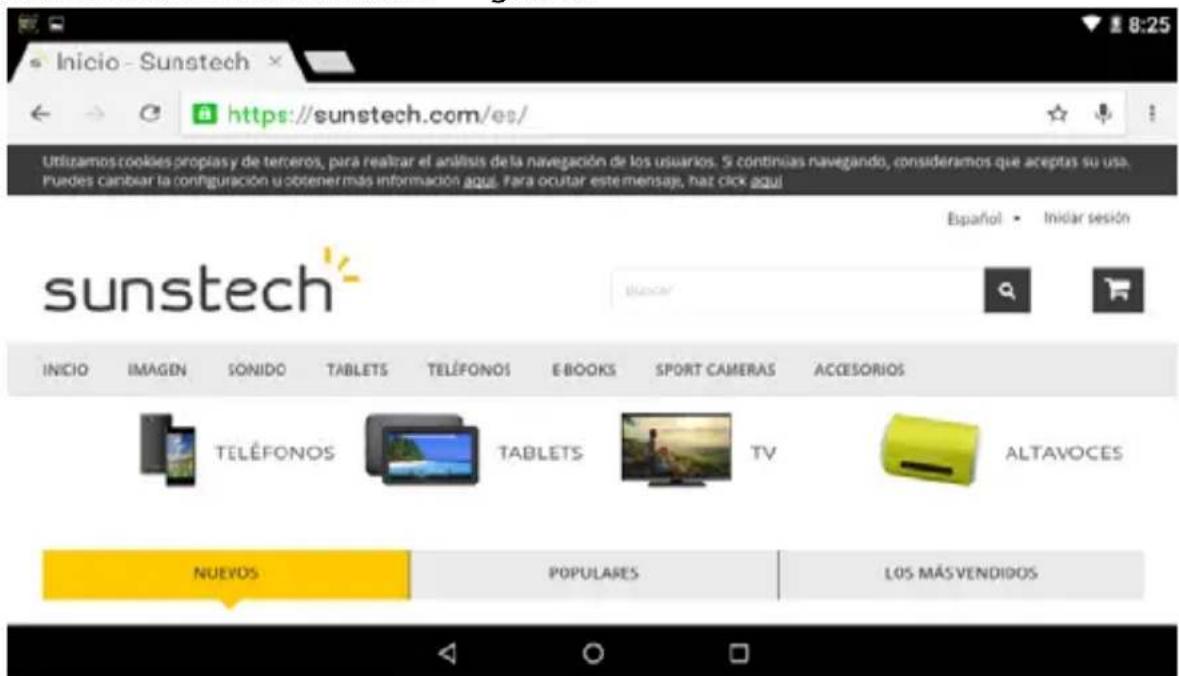 Sunstech TAD 896 QCBTK - NavegacónaWeb - 1