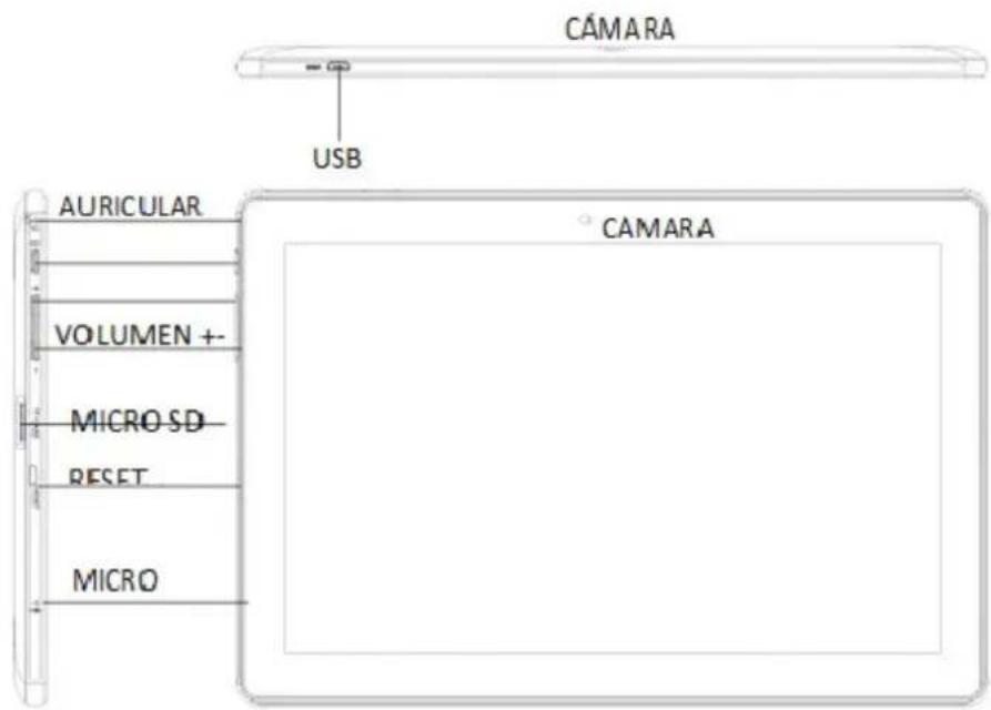 Sunstech Tab 2323 GMQC - APARÊNCIA E BOTÔES - 1