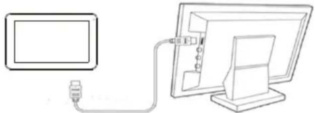 MEMUP SlidePad NG704 DC - CONNEXION AU TELEVISEUR - 1