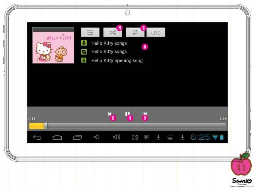 INGO Tablet Premium Hello Kitty - Reproducteur de musique - 1