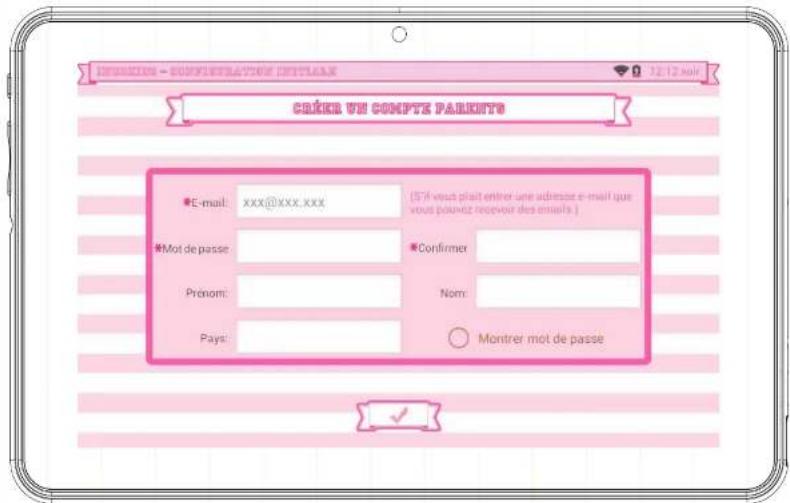 INGO Tablet Premium Hello Kitty - Réglage du compte parental - 2