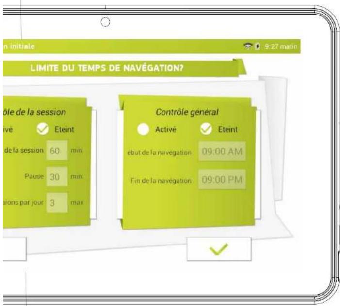 INGO Tablet Premium INU020D - Limite de temps - 2