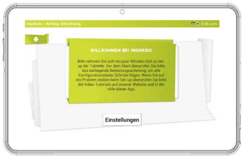 INGO Tablet Premium INU020D - WILLKOMMEN-BILDSCHIRM - 1
