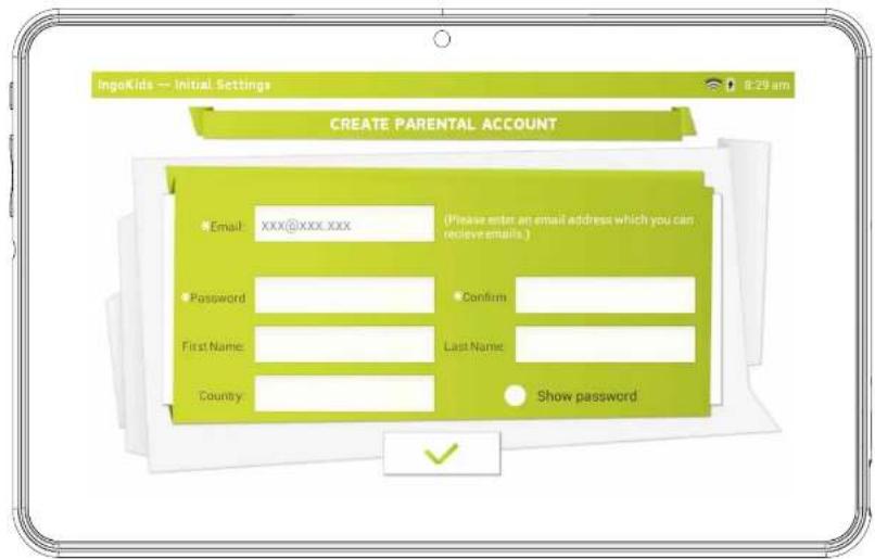 INGO Tablet Premium INU020D - Enter your email - 1