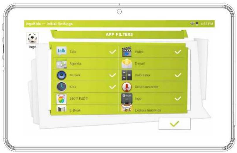 INGO Tablet Premium INU020D - Apps-filter - 1