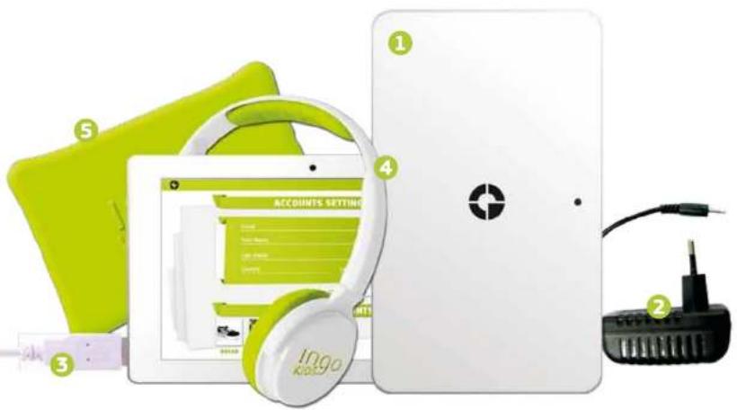 INGO Tablet Premium INU020D - CONTENIDO DE LA CAJA - 1