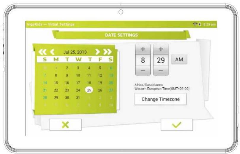 INGO Tablet Premium INU020D - SET TIME & DATE - 1