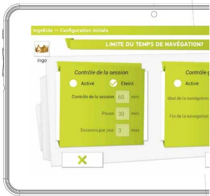 INGO Tablet Premium INU020D - Limite de temps - 1