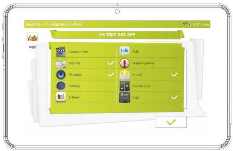 INGO Tablet Premium INU020D - Filtre d'applications - 1