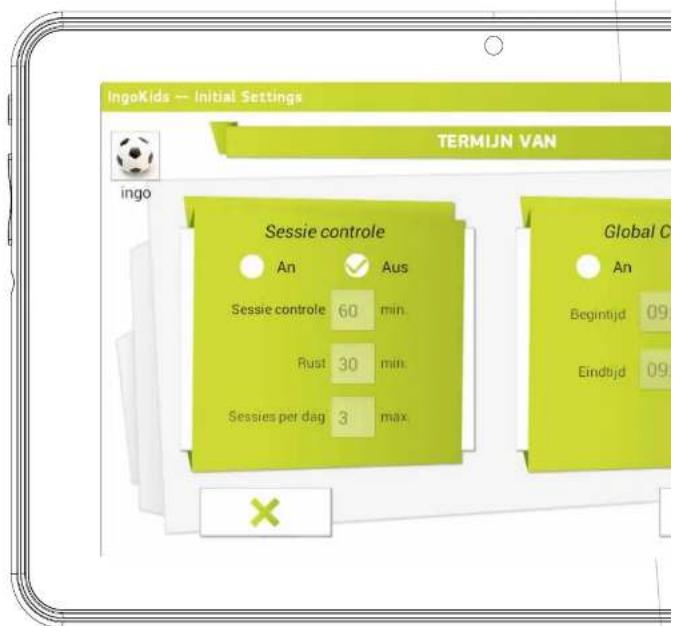 INGO Tablet Premium INU020D - Tijdsbeperking - 1