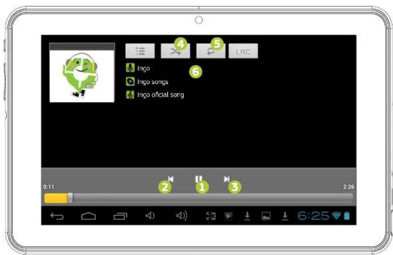 INGO Tablet Premium INU020D - MUSIC PLAYER - 1