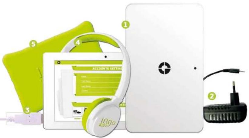 INGO Tablet Premium INU020D - L'emballage contient - 1