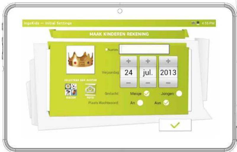 INGO Tablet Premium INU020D - Een kinder-account aanmaken - 1