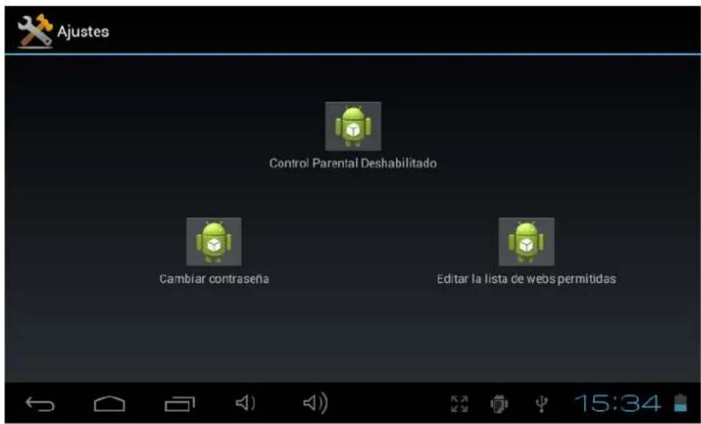 INGO MMU002D - Configuración del control parental - 1