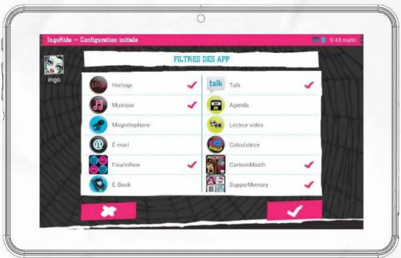 INGO Tablet Premium Monster High - Filtre d'applications - 1