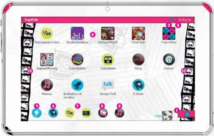 INGO Tablet Premium Monster High - Écran principal - 1