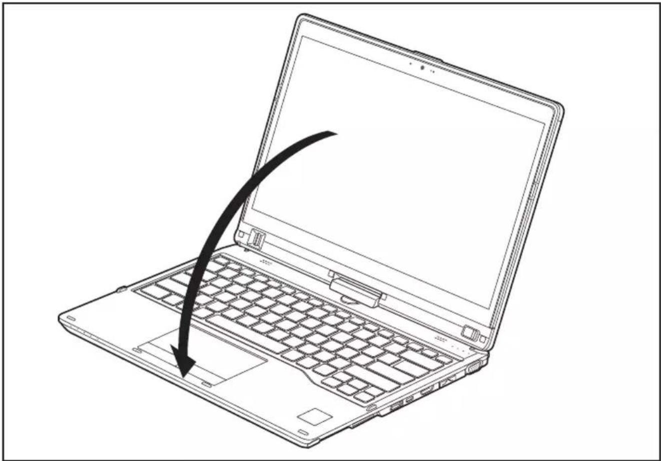 FUJITSU LifeBook T937 - Fermeturedunotepad - 1