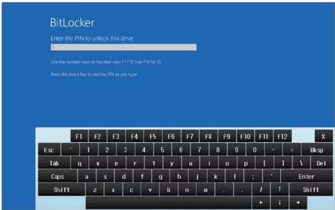 FUJITSU LifeBook T937 - Activationdelasaisiedumotdepassesurleclavier OnScreen(clavierOnScreenpo urmotdepasseBitLocker) - 1
