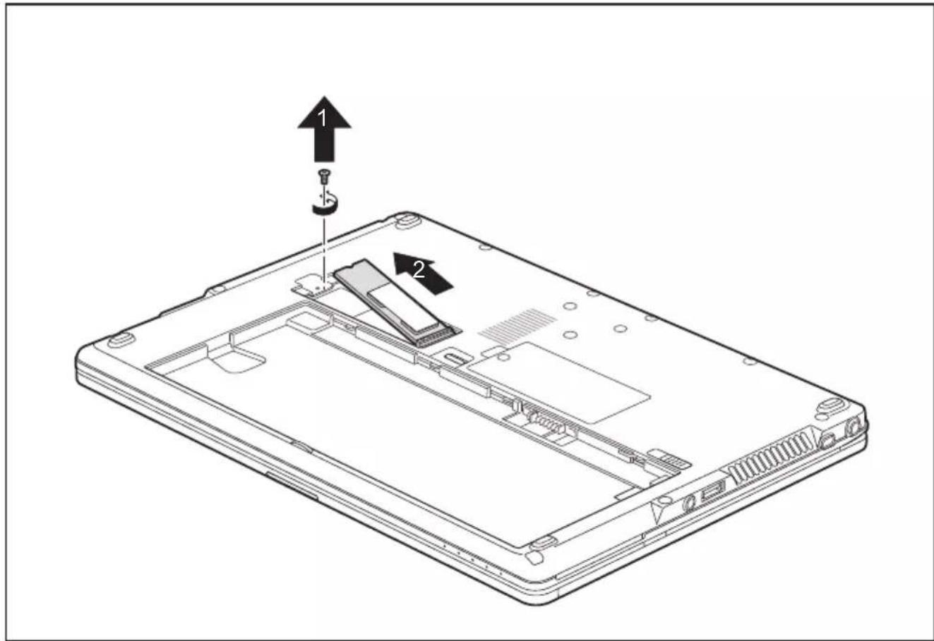 FUJITSU LifeBook T937 - DéposedmoduleM.2 - 1