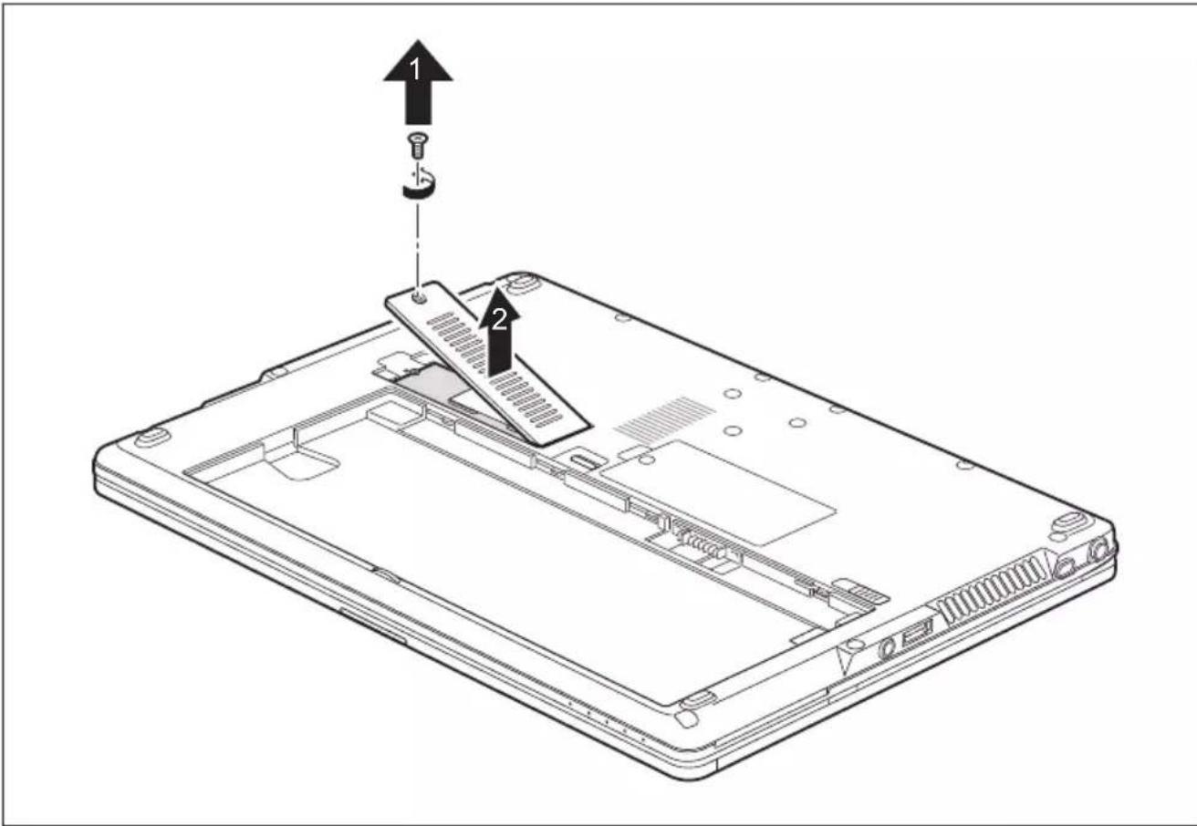 FUJITSU LifeBook T937 - Retraitducouvercle - 1